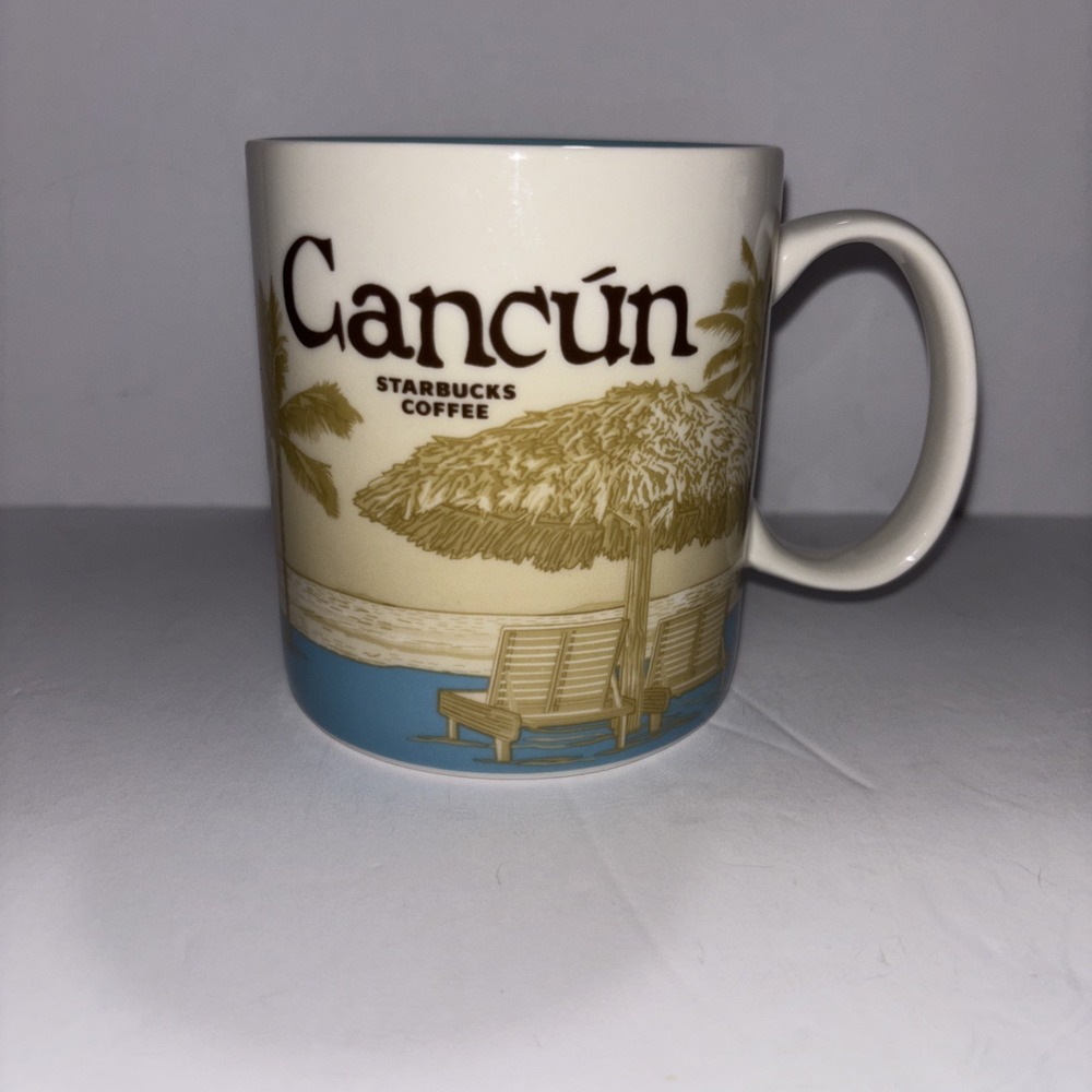 Starbucks CANCUN Global Icon Collector Series 2015 Coffee Tea Mug 16oz